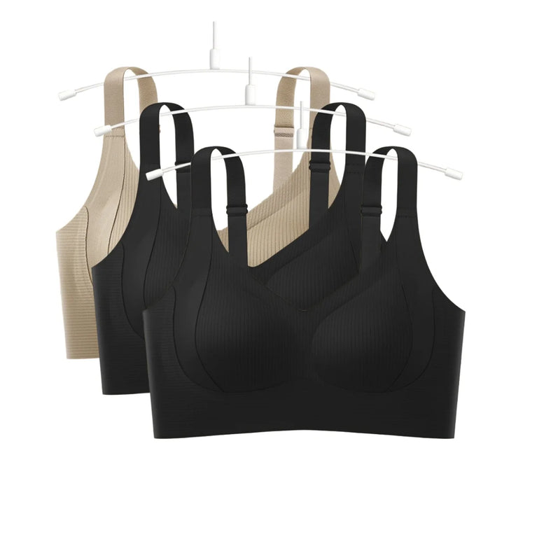 Seamless Push-Up Bra – High-Support Wireless Foundation