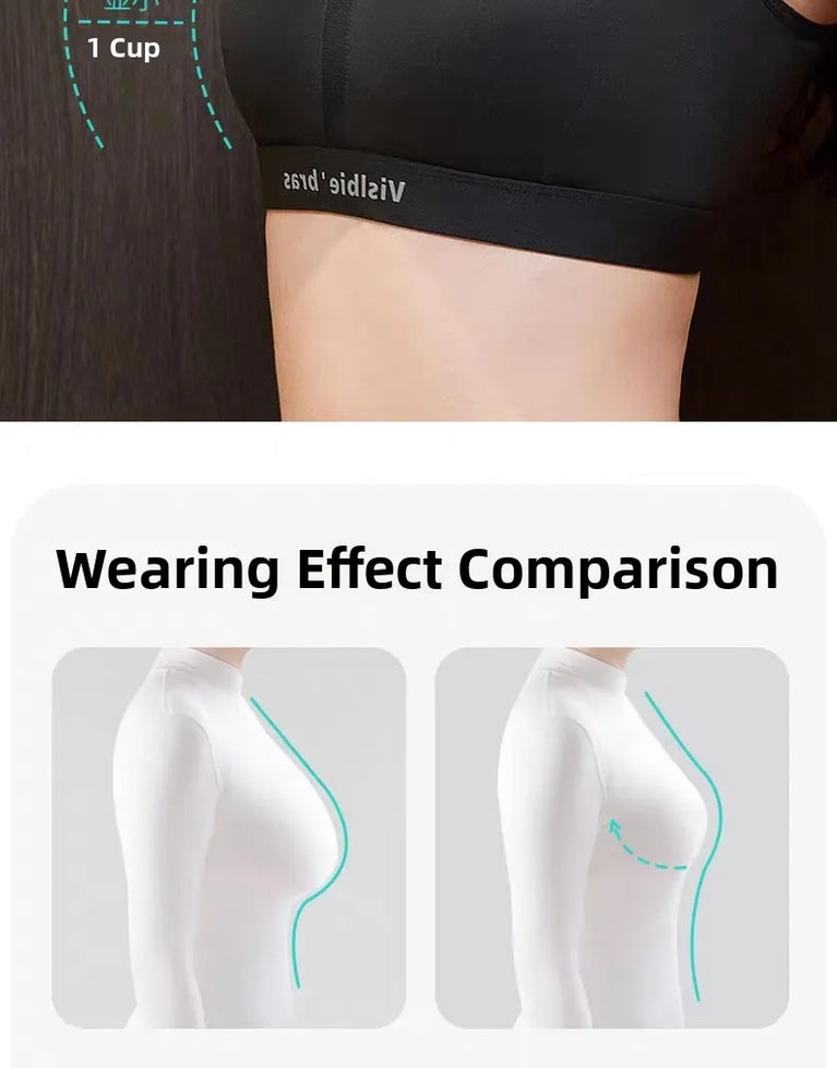 Seamless Full-Cup Sports Vest | Anti-Shake Wireless Support