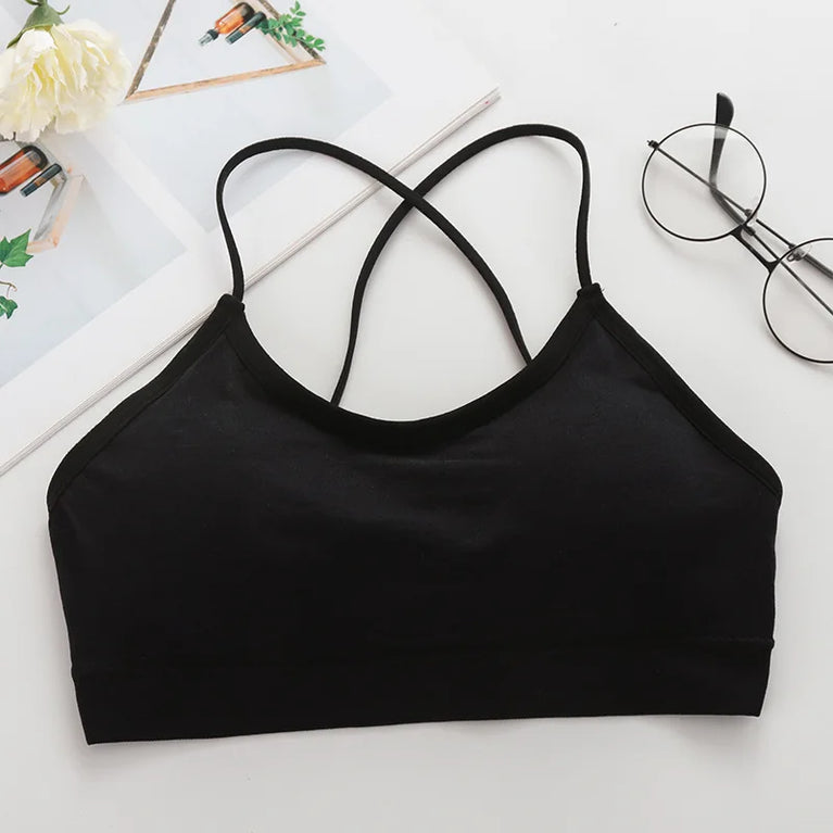 Seamless High-Stretch Sports Bra | Comfort Fit Yoga Crop Top