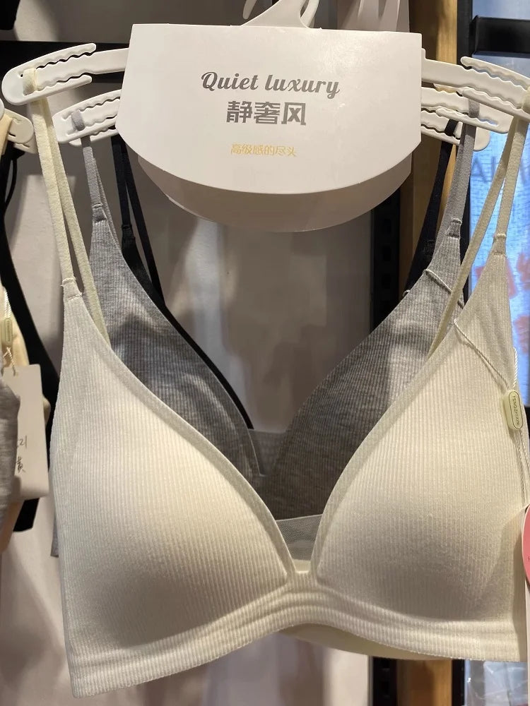 French Deep-V Seamless Bra | Invisible Summer Bralette