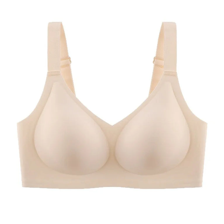 Ice Silk Wireless Shapely Bra | Anti-Sagging Full-Cup Support