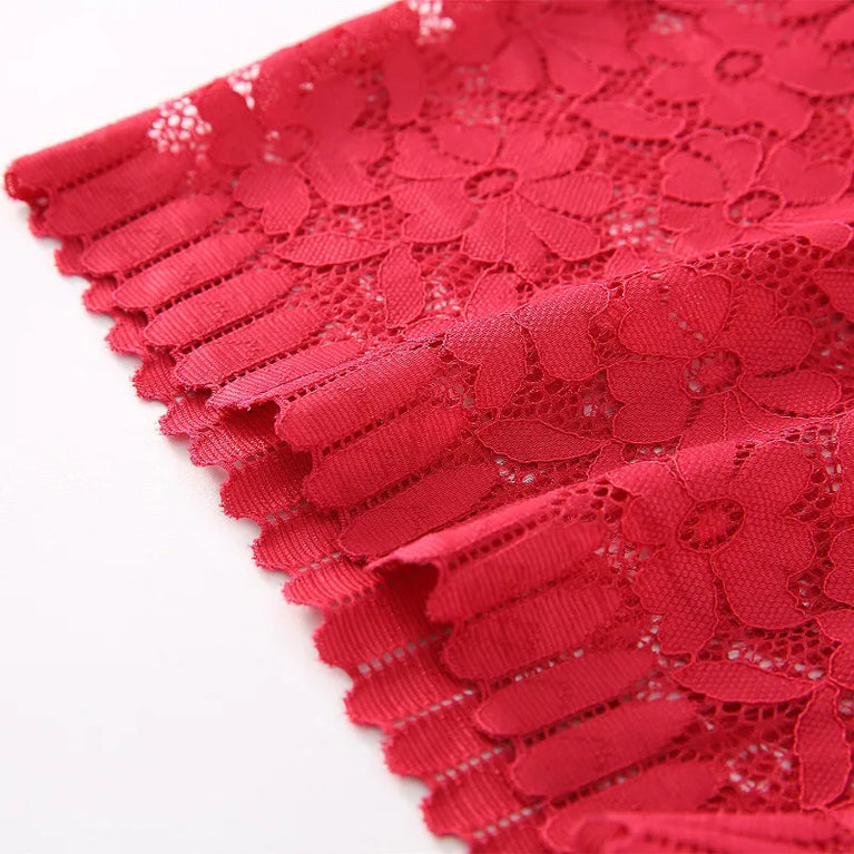 High-Waist Lace Briefs | Hollow Print Summer Shapewear