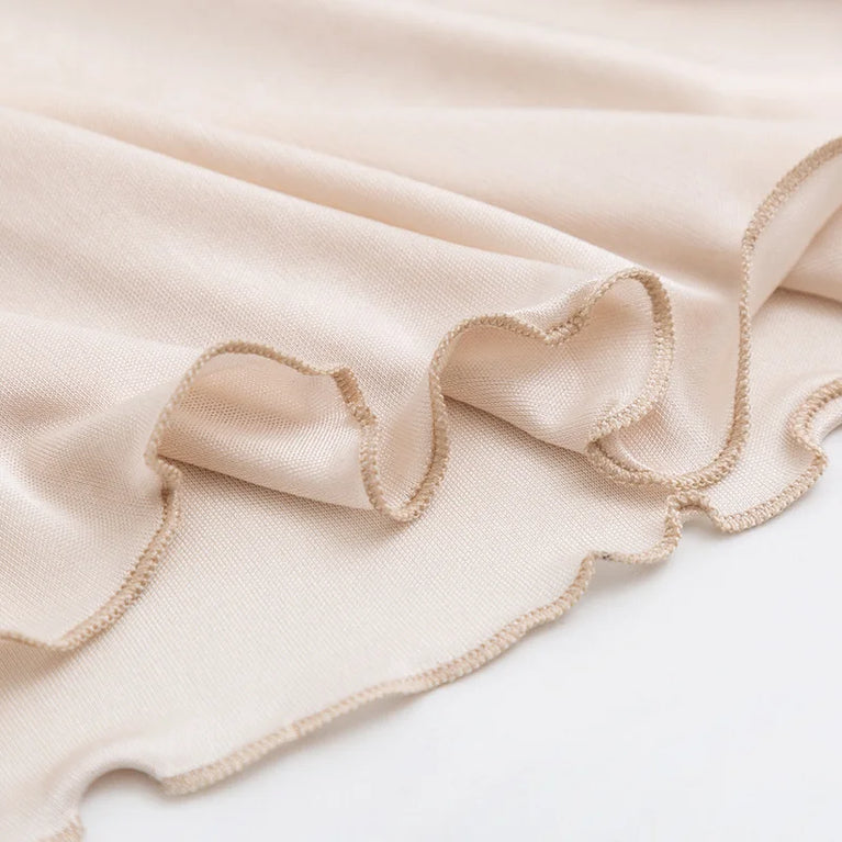 Silk-Blend Half Slip | Seamless Anti-Penetration Underskirt