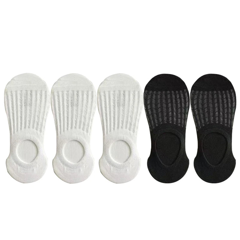 Invisible Lace Boat Socks | Non-Slip Silicone Summer Liner