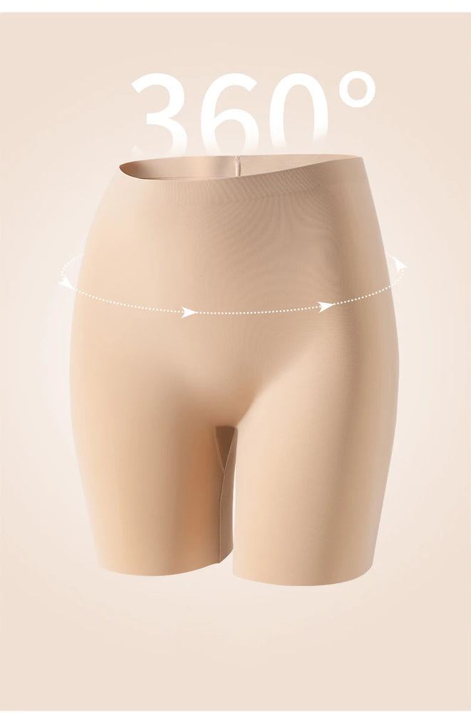 Seamless Anti-Rub Safety Shorts | High-Waist Slimming Boxer Underwear