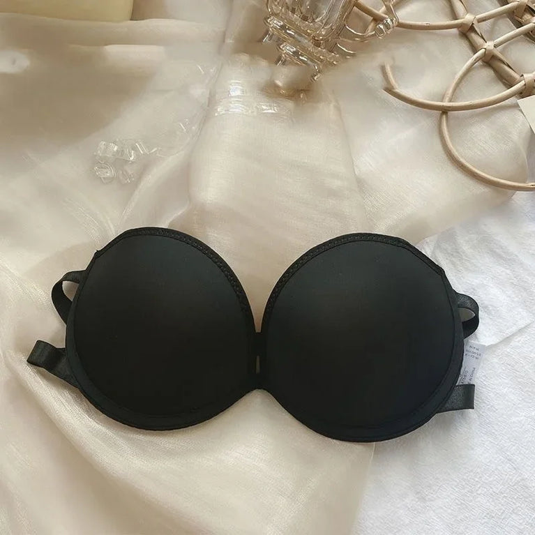 Seamless Push-Up Bra – 2cm Wireless Gather Support