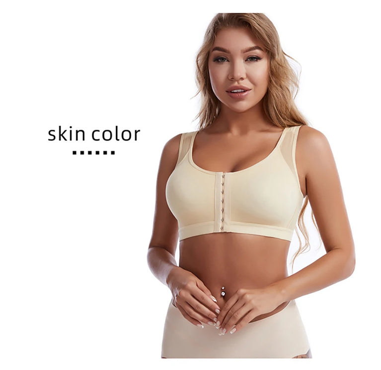 Front-Closure Compression Bra | Wireless Post-Op Fit