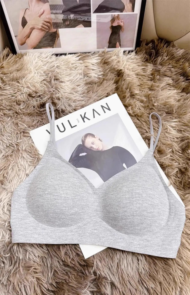 Deep-V Petite Push-Up Bralette | Wireless Small Chest Support