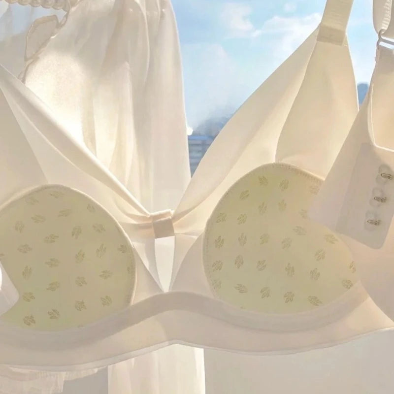 Summer Crystal Cup Bra | Wirefree V-Shape Invisible Lift