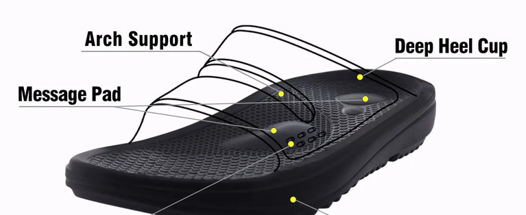 Orthopedic Arch Support Slides | Soft Cloud Slippers