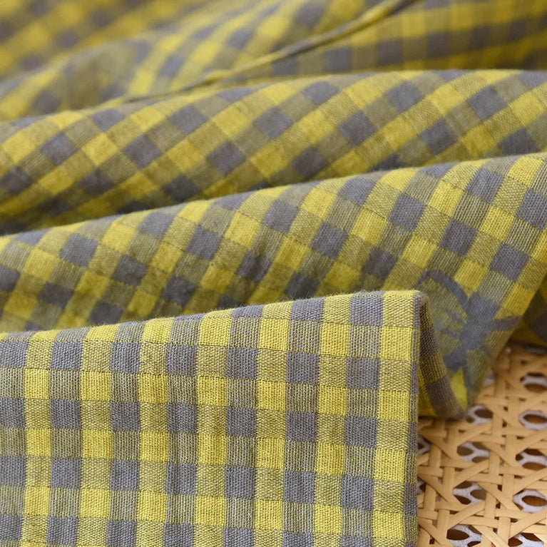 Women’s Cotton Plaid Pajamas | Pink & Green Checkered Set
