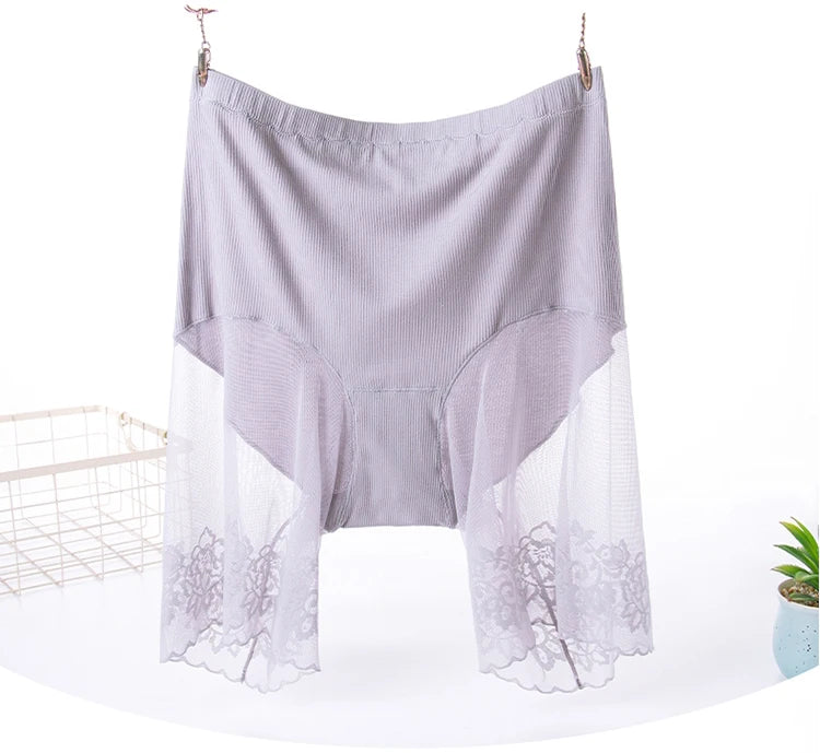 Lace Safety Shorts | Plus-Size Anti-Chafing Underwear