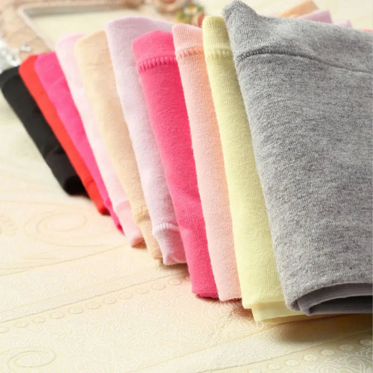 4-Pack Cotton Panties | High-Waist Abdominal Shaper