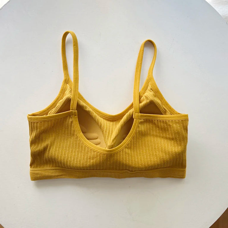 Ice Silk Lace Sports Bra | Wireless Seamless Summer Vest