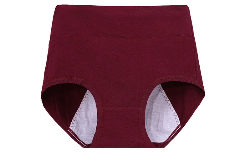 Floral Comfort Briefs – Mid-Rise Breathable Plus-Size Cotton Panties