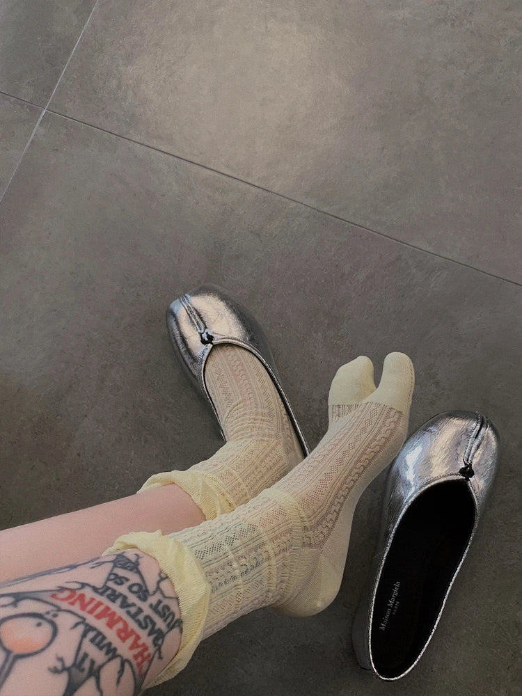 Summer Thin Tabi Socks | Breathable Two-Toed Mesh Cotton Set