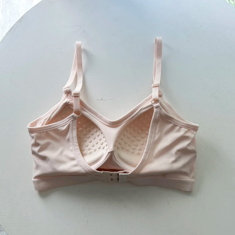 Ice Silk V-Neck Wrap Bra | Seamless Full-Cup Cooling Lingerie