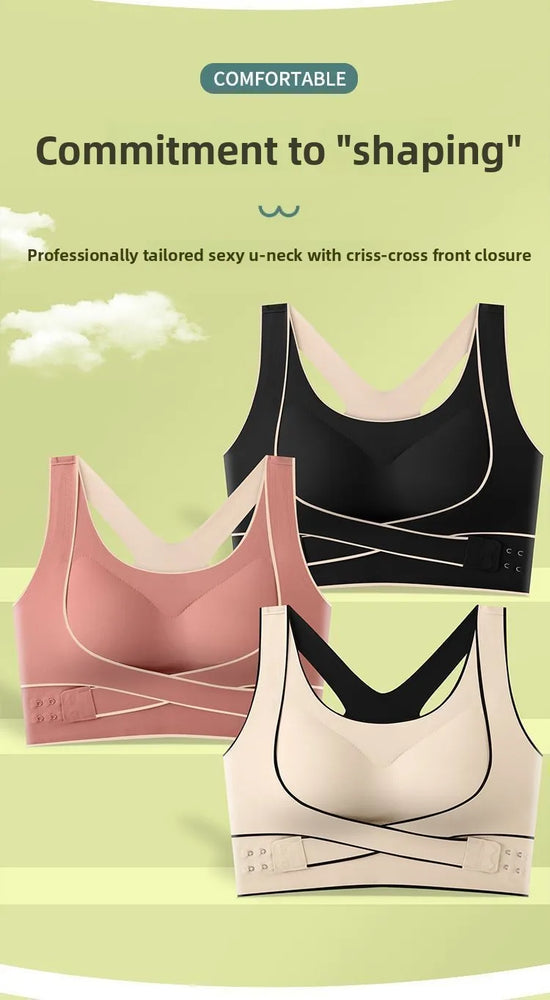 Seamless Summer Sports Bra | Anti-Sagging Side-Support Vest