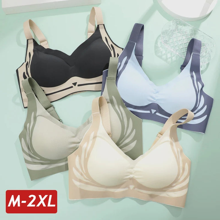 All Of Me Seamless Wireless Bra | Gathered Push-Up Bralette