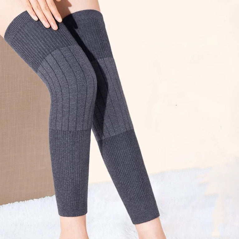 Thickened Cashmere Knee Pads with Fleece Warm Winter Support