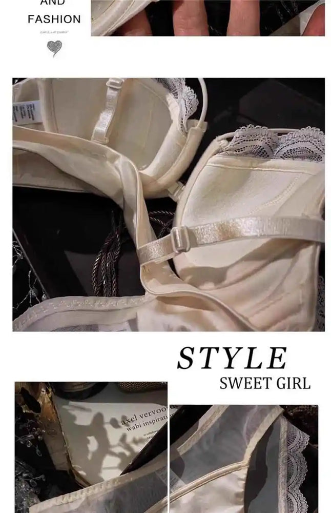 Front-Button Push-Up Set | Anti-Sagging Summer Lingerie