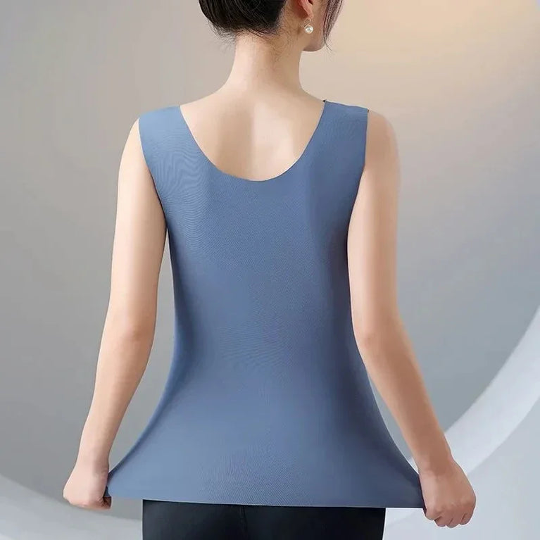 1pcs Woman Thermal Underwear Thermo Lingerie Winter Soft Warm Top Wear Thermo Vest Undershirt Intimate Lace with Bra Padded
