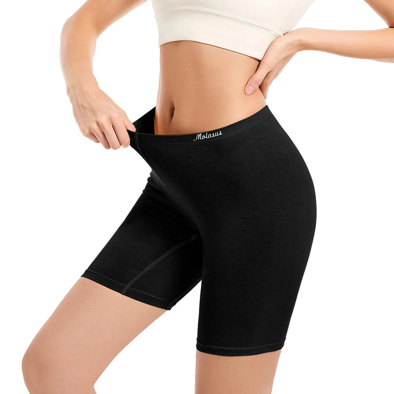 High-Waist Cotton Boxer Briefs | Premium Anti-Chafing Underwear