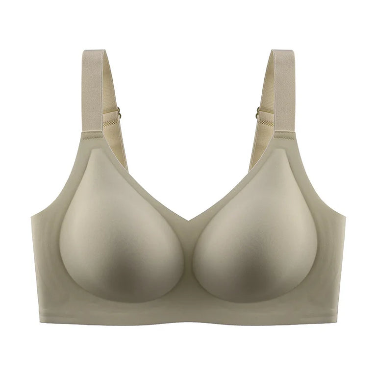 Ice Silk Wireless Shapely Bra | Anti-Sagging Full-Cup Support