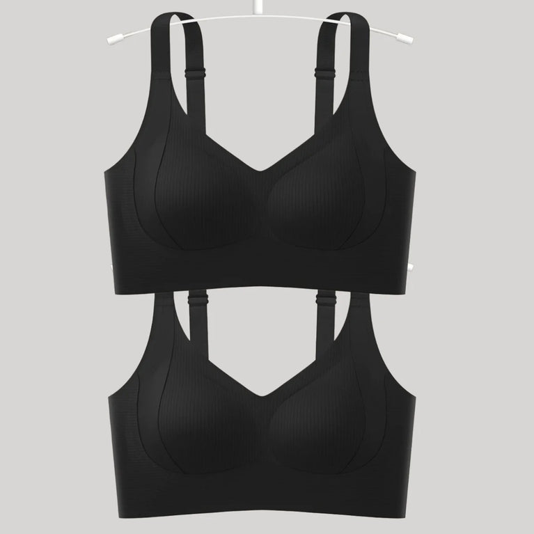 Seamless Push-Up Bra – High-Support Wireless Foundation