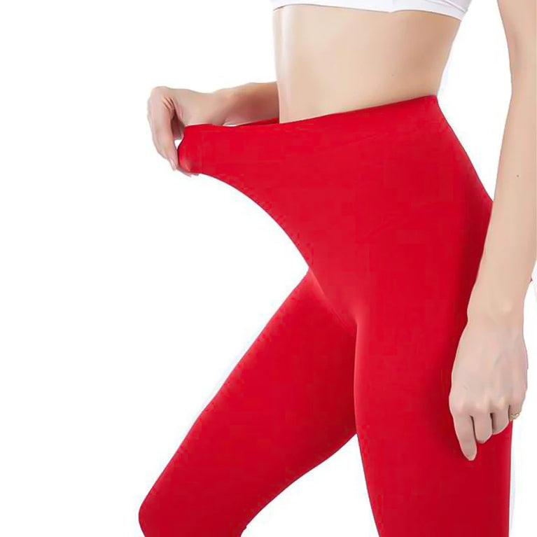 Plus Size Velvet Tights | High-Elasticity Candy Color Pantyhose