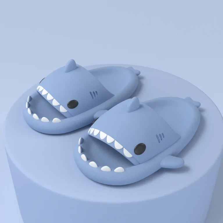 Cute Shark Platform Slides | Unisex Soft EVA Summer Sandals