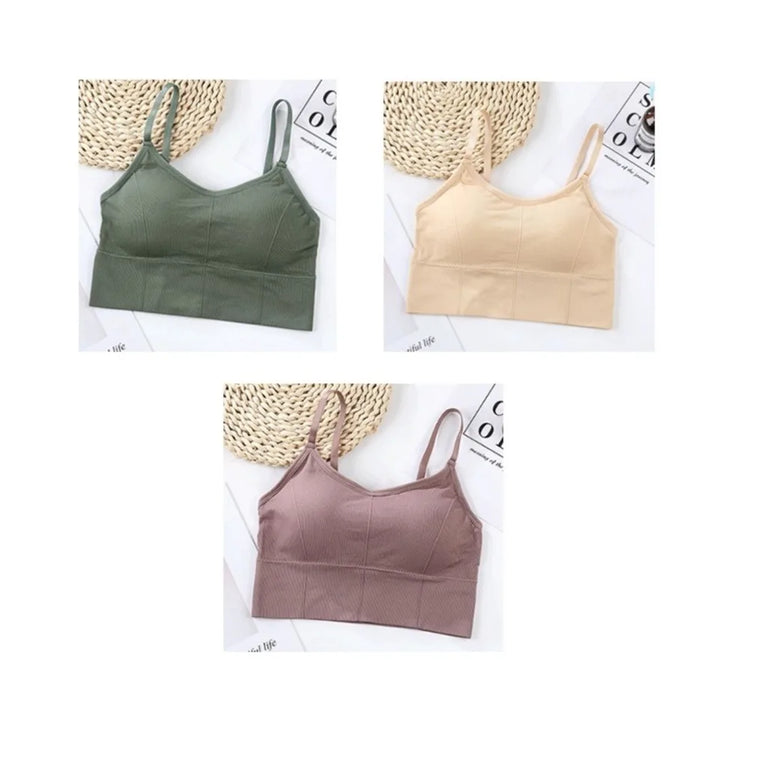 3PCS Adjustable Sports Bra | Seamless Yoga Support