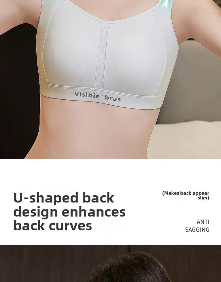 Seamless Full-Cup Sports Vest | Anti-Shake Wireless Support