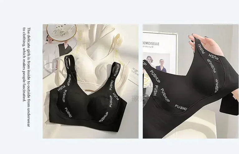 Seamless Wire-Free Minimizer Bra – Sleek Commute Comfort