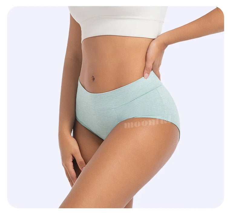 High-Waist Super Absorbent Period Underwear – Heavy-Overnight Protection