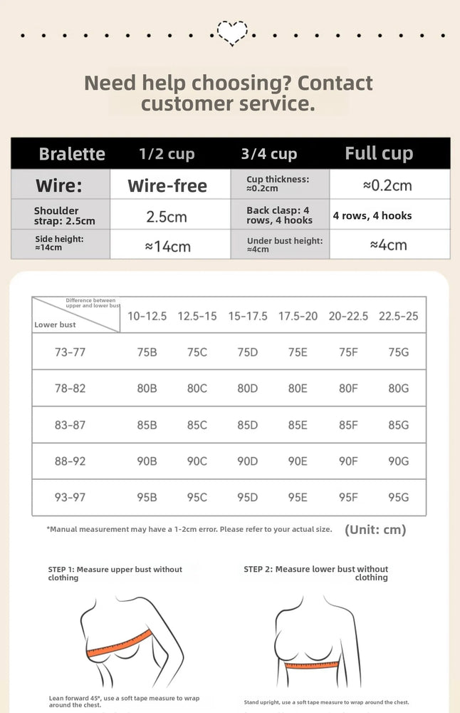 Ultra-Thin Wireless Full-Cup Bra | Sporty V-Neck Summer Fit