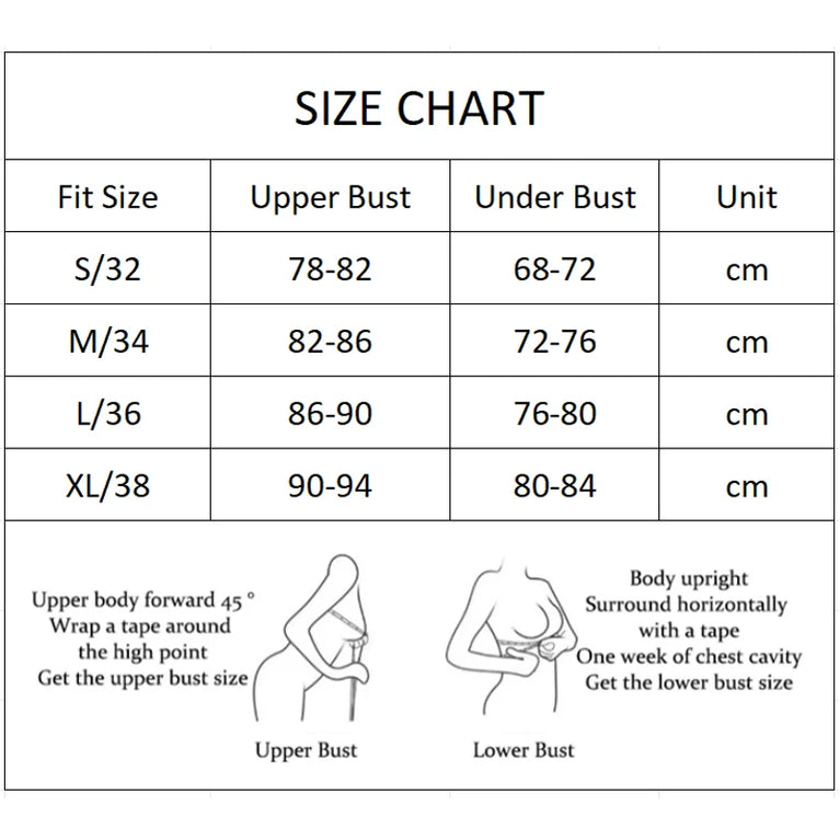 All Of Me Letter Strap Push-Up Bra | Wireless Plunge Support