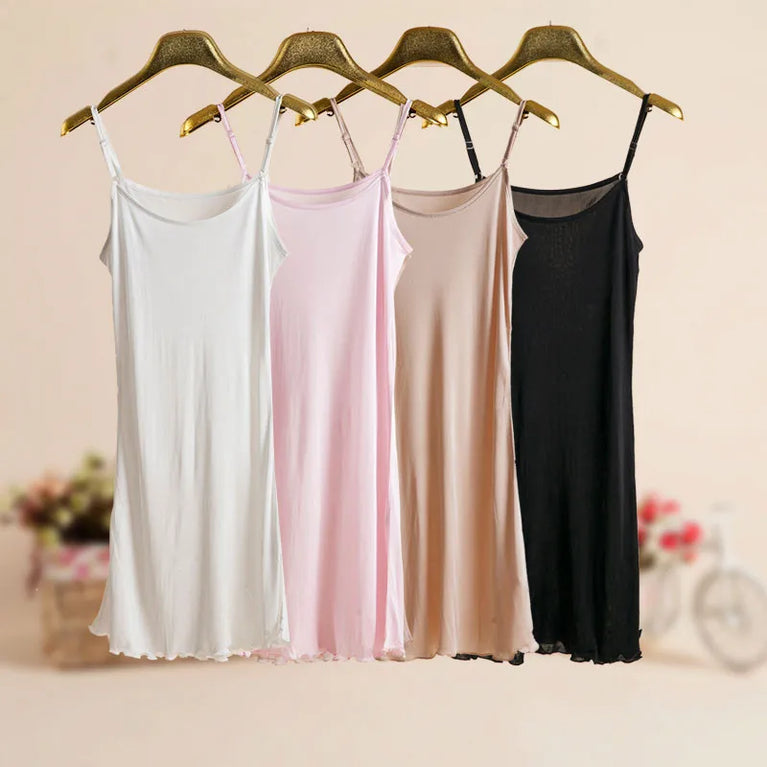 100% Natural Mulberry Silk Full Slip | Sexy Lace Nightdress