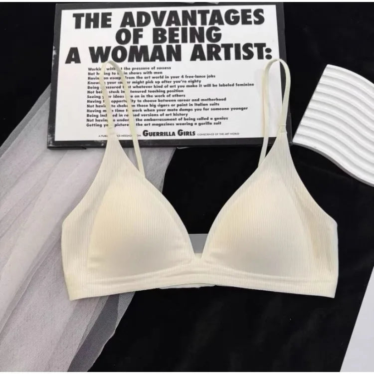 French Deep-V Seamless Bra | Invisible Summer Bralette