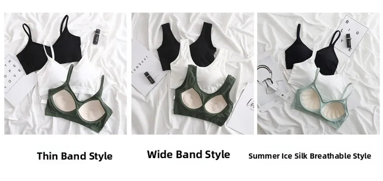 Pure Cotton Wireless Seamless Bra – Lightweight Everyday Comfort