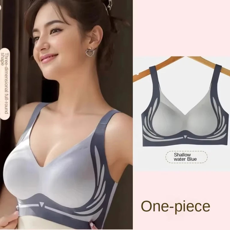 All Of Me Seamless Wireless Bra | Gathered Push-Up Bralette