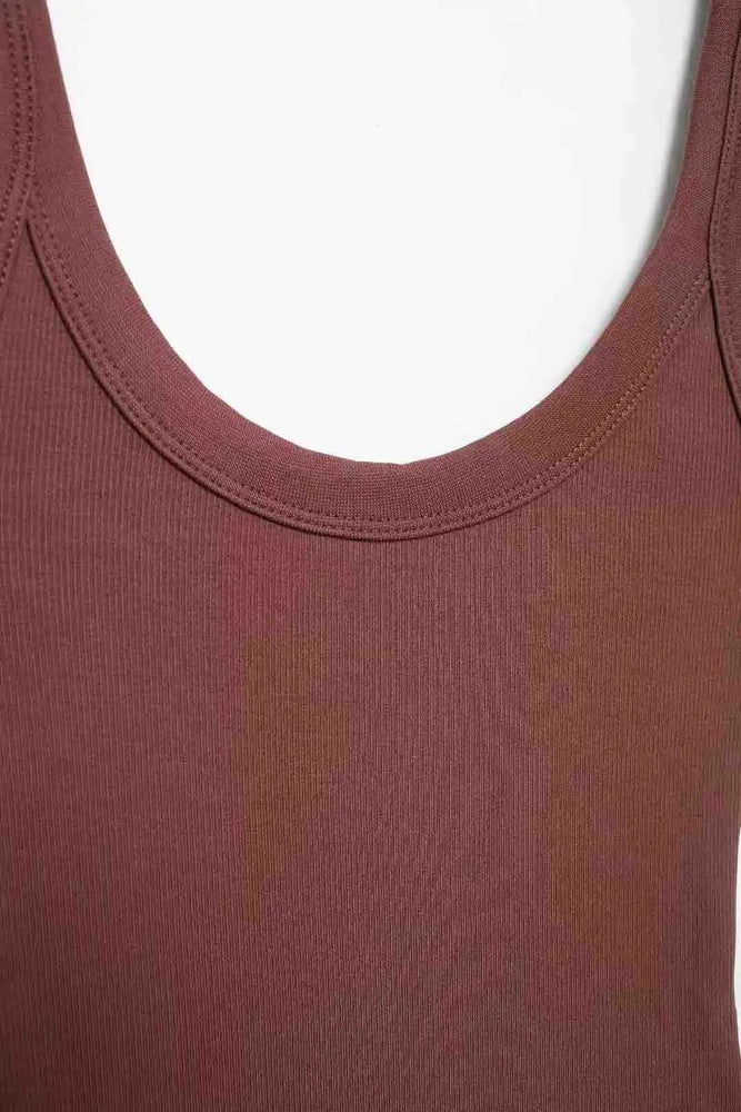 Ribbed Backless Bodysuit | Sexy O-Neck Snap Playsuit