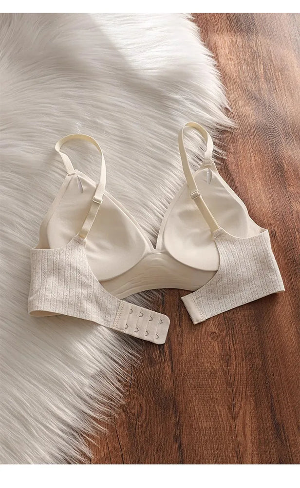 Cotton-Comfort Seamless Sports Bra | Anti-Sagging Support