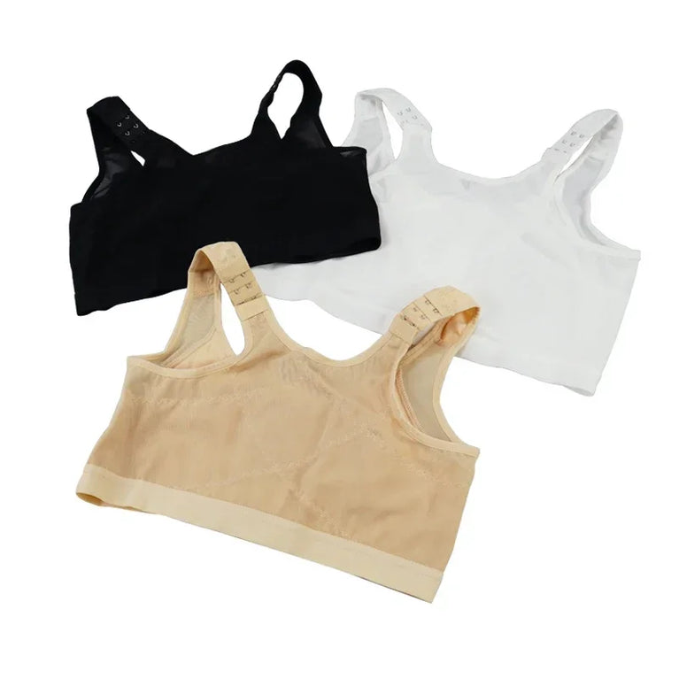 Front-Open Support Bra – Wireless Metal-Free Comfort
