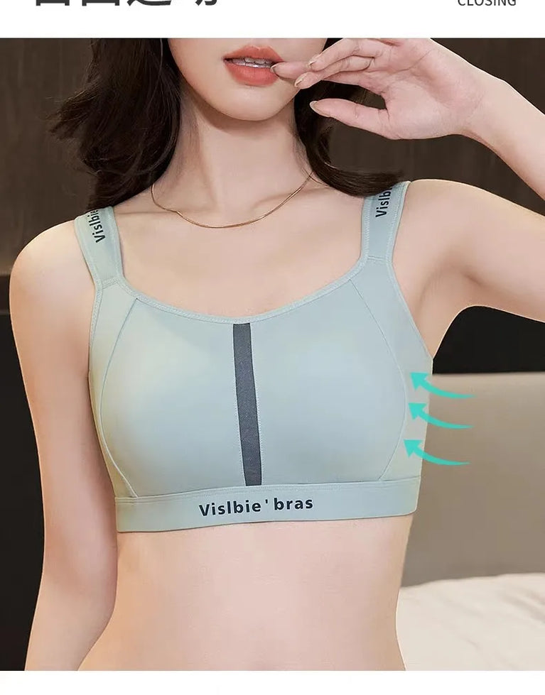 Seamless Full-Cup Sports Vest | Anti-Shake Wireless Support