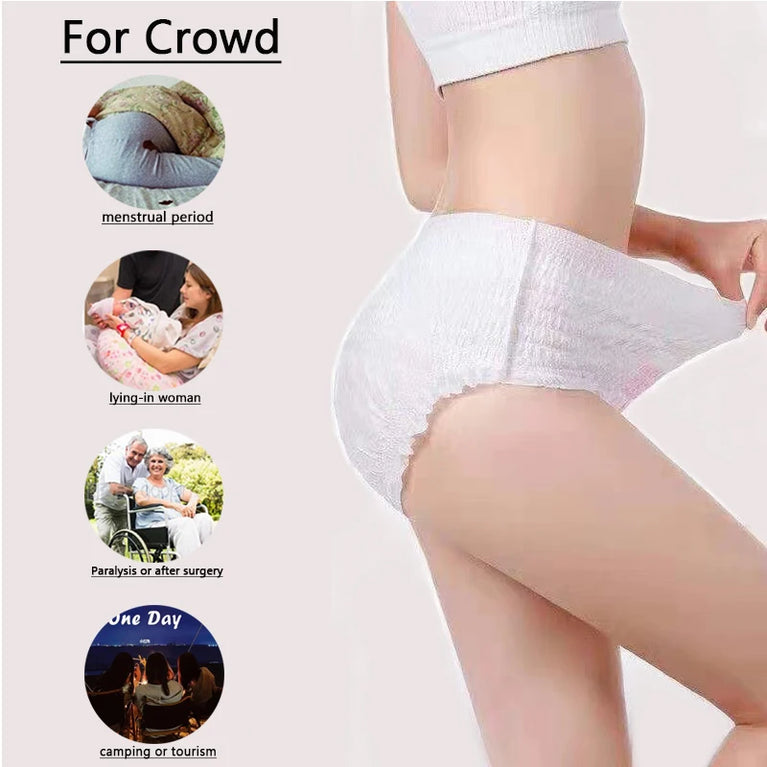 10pc Disposable Period Pants | Leakproof Sleeping Panties