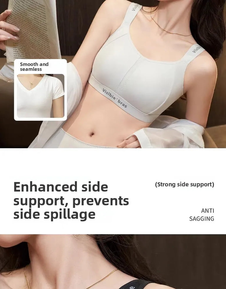 Seamless Full-Cup Sports Vest | Anti-Shake Wireless Support