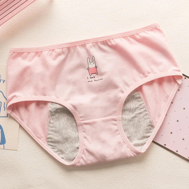 Teen Period Briefs | Leakproof Cartoon Panties