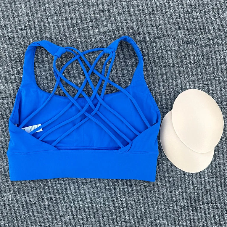 Seamless Performance Sports Bra – Breathable Fitness Support