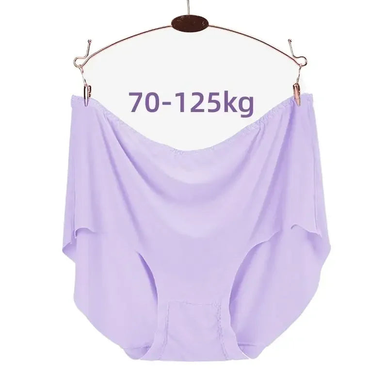 Ice Silk Plus Size Seamless Boyshorts (4-Pack) – Ultrathin Cooling Comfort